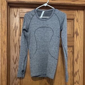 Lululemon Swiftly Tech Long Sleeve Crew with Shimmer